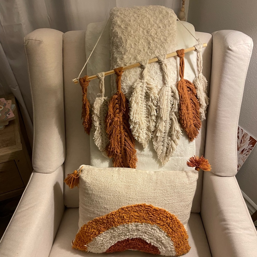 Boho desert bedroom nursery decor